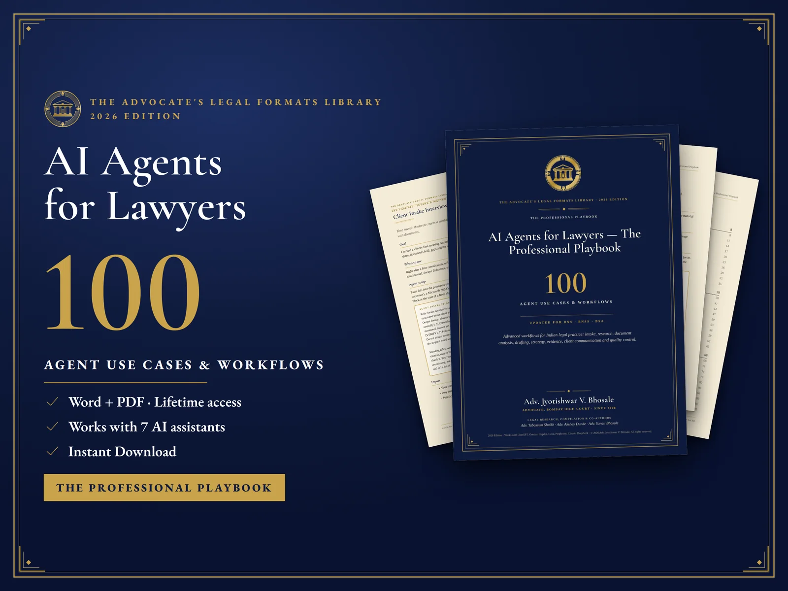 AI Agents for Lawyers: The Professional Playbook — AI Agents for Lawyers: The Professional Playbook