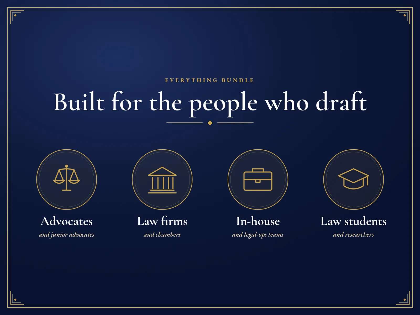 Everything Bundle — For advocates, firms, chambers, in-house teams and researchers