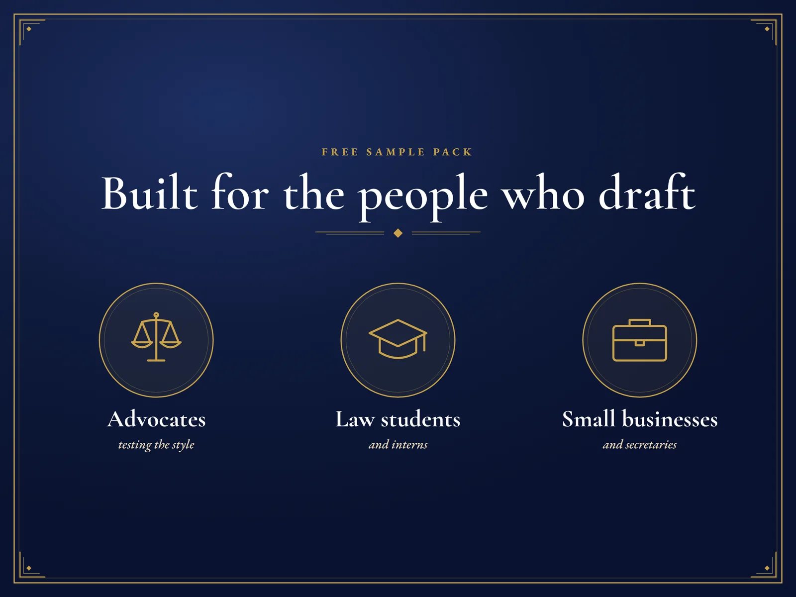 Free Sample Pack: 25 Legal Formats + 25 AI Prompts — Built for the people who draft