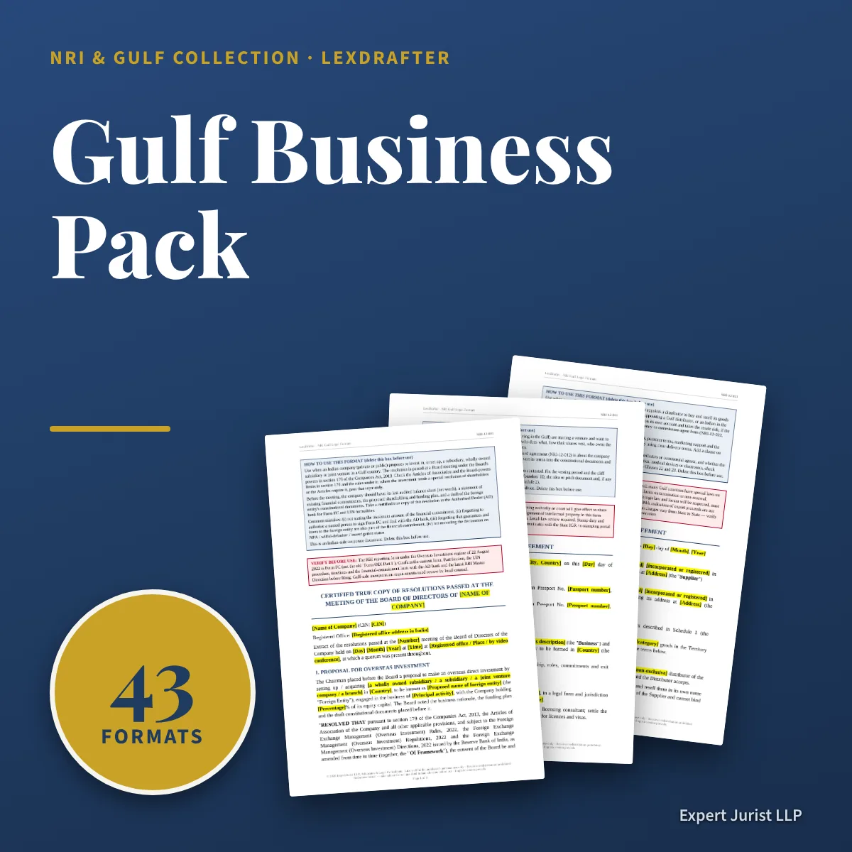 Gulf Business Pack — The cover