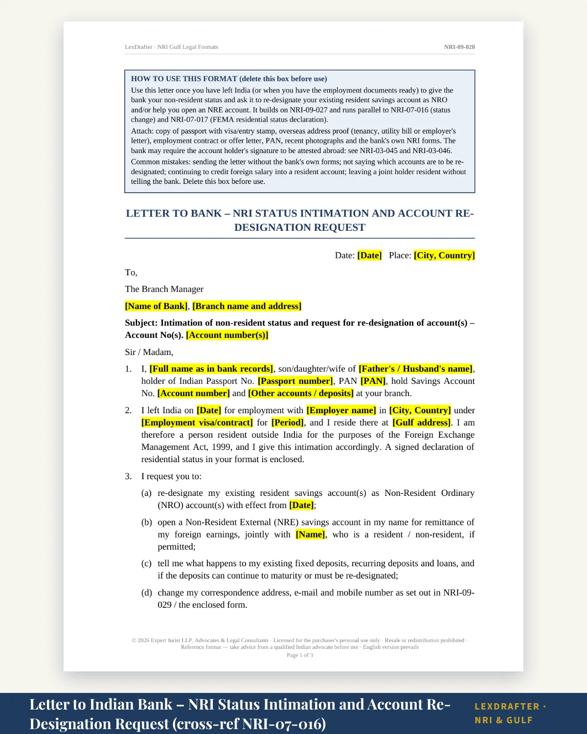 Pre-Departure & Emigration Pack — Word + PDF · instant download · reference formats