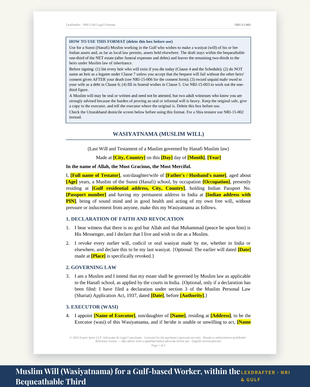 Muslim Family & Personal Law Kit — Muslim Family & Personal Law Kit