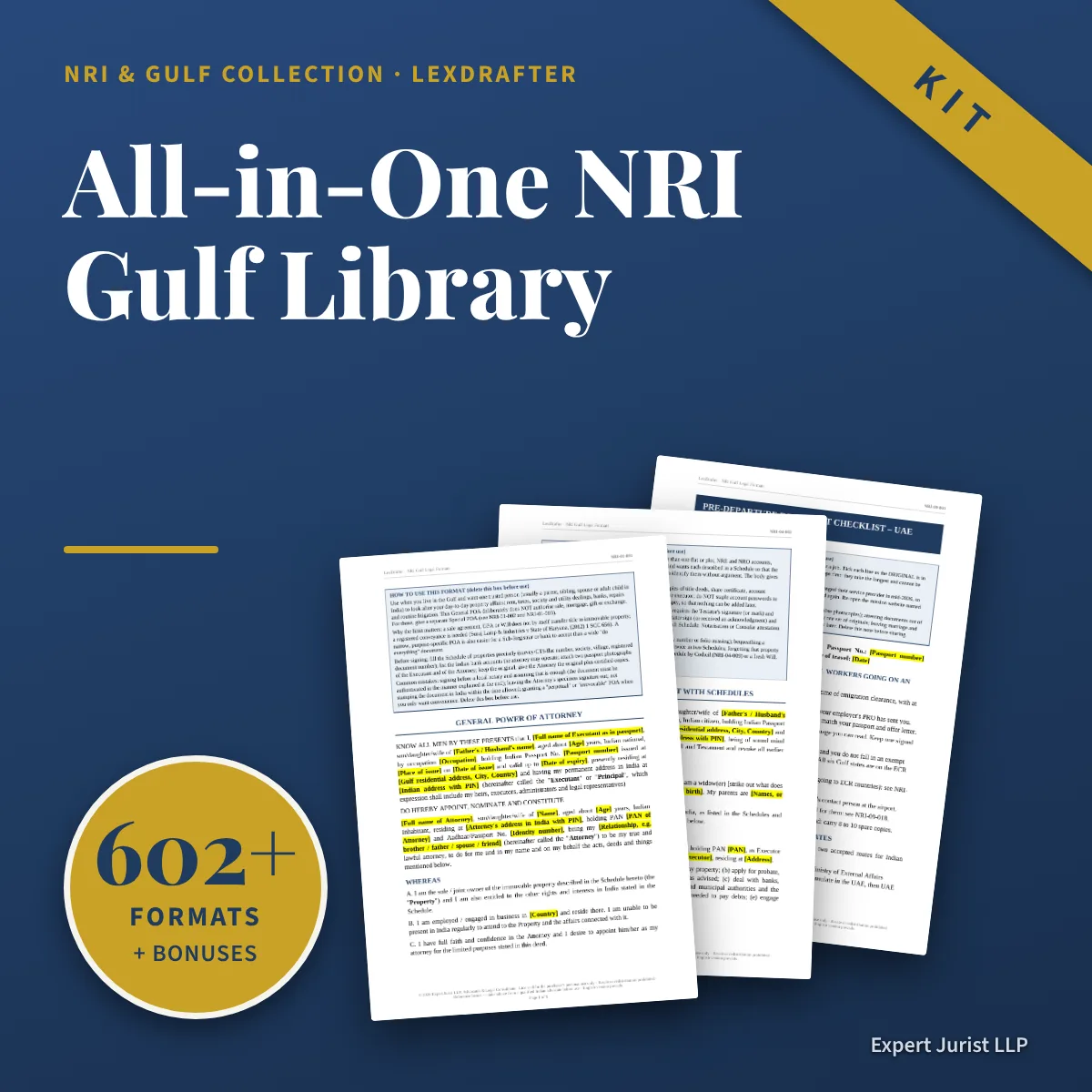 All-in-One NRI Gulf Library — The cover