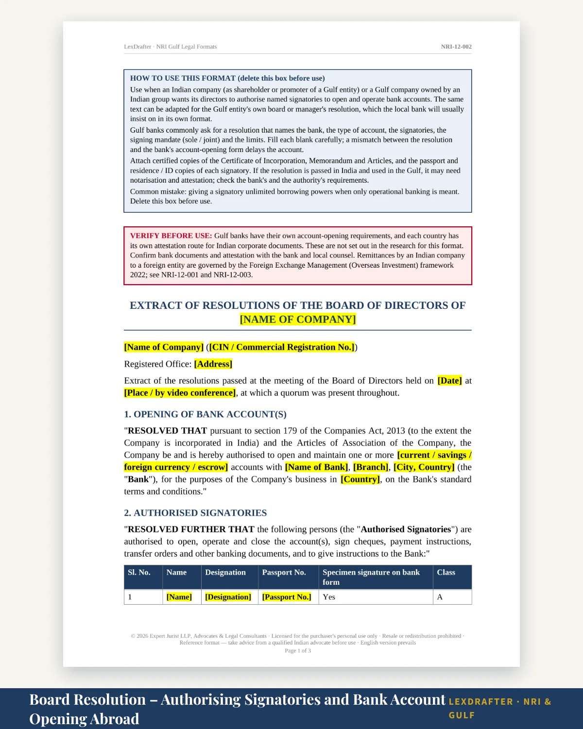All-in-One NRI Gulf Library — Word + PDF · instant download · reference formats