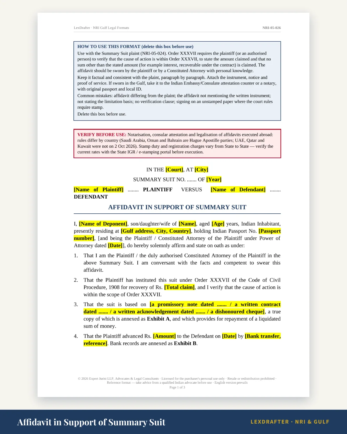 Money Recovery Pack — Word + PDF · instant download · reference formats