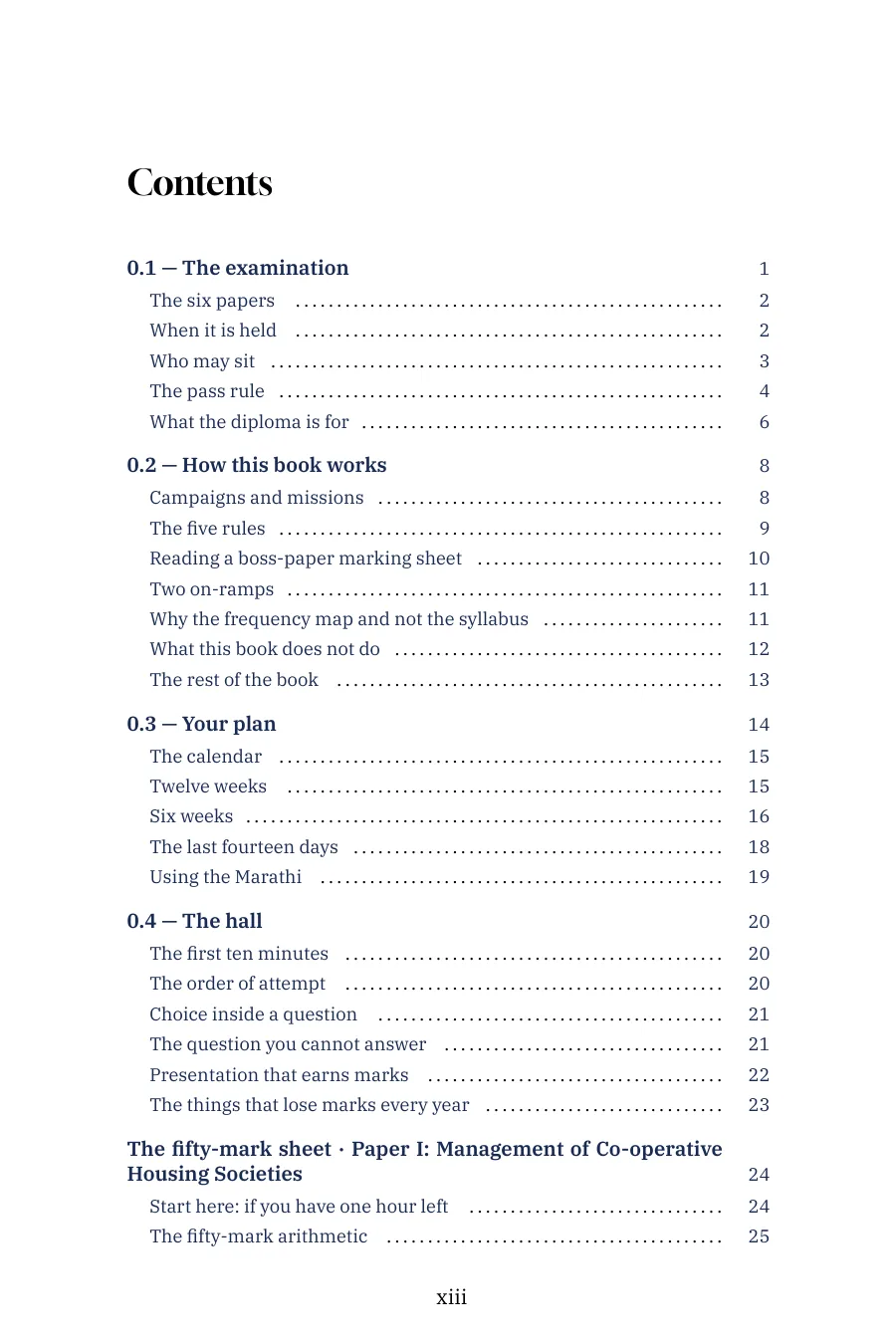 Pass GDCA — Complete Set (All 6 Papers), English e-book — Contents of Volume I: how each volume opens