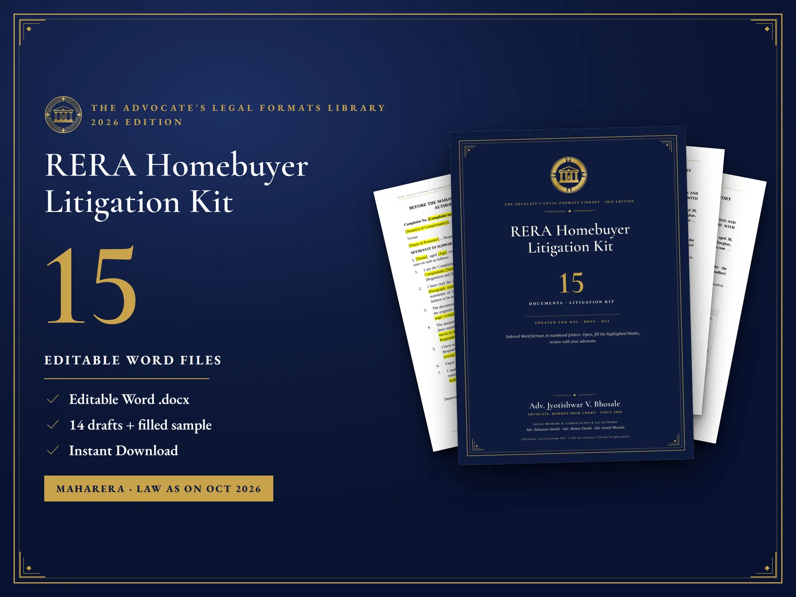 RERA Homebuyer Litigation Kit — RERA Homebuyer Litigation Kit