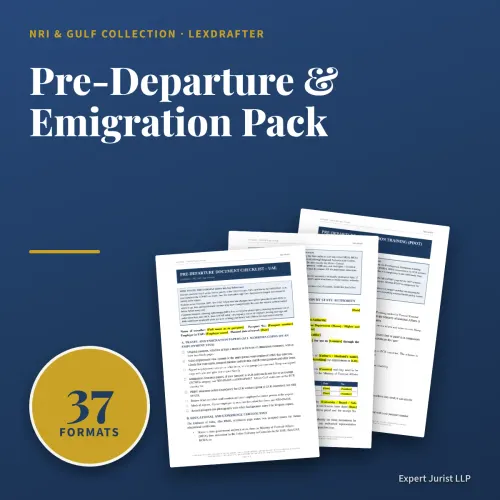 Pre-Departure & Emigration Pack — cover