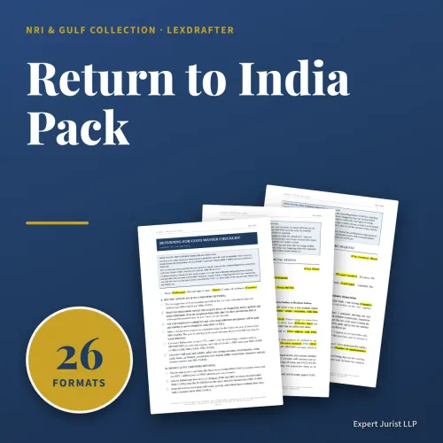 Return to India Pack — cover